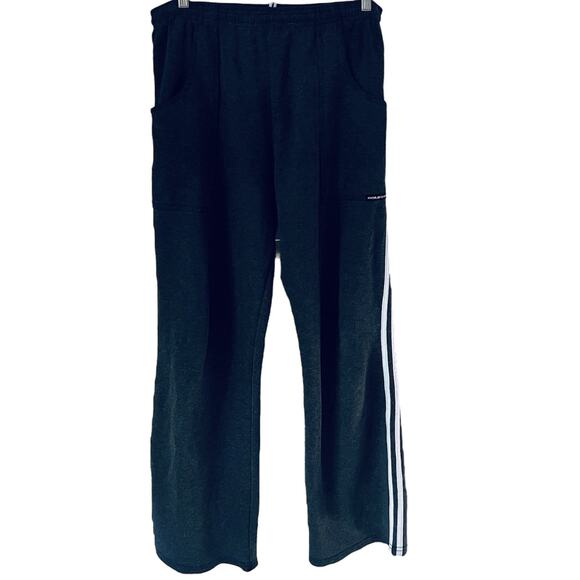 Gold’s Gym Men’s Sweatpants Medium Gray Striped Athletic Lounge Pants Joggers - Picture 2 of 10